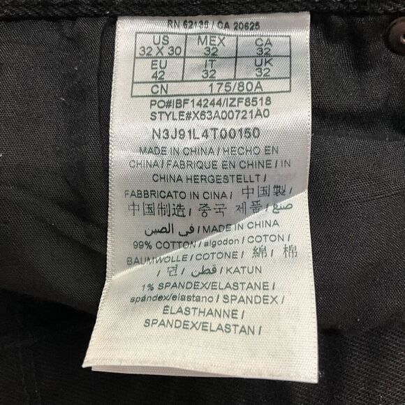 GUESS Black Medium Rise Skinny Scotch Fit Jeans - Picture 6 of 6